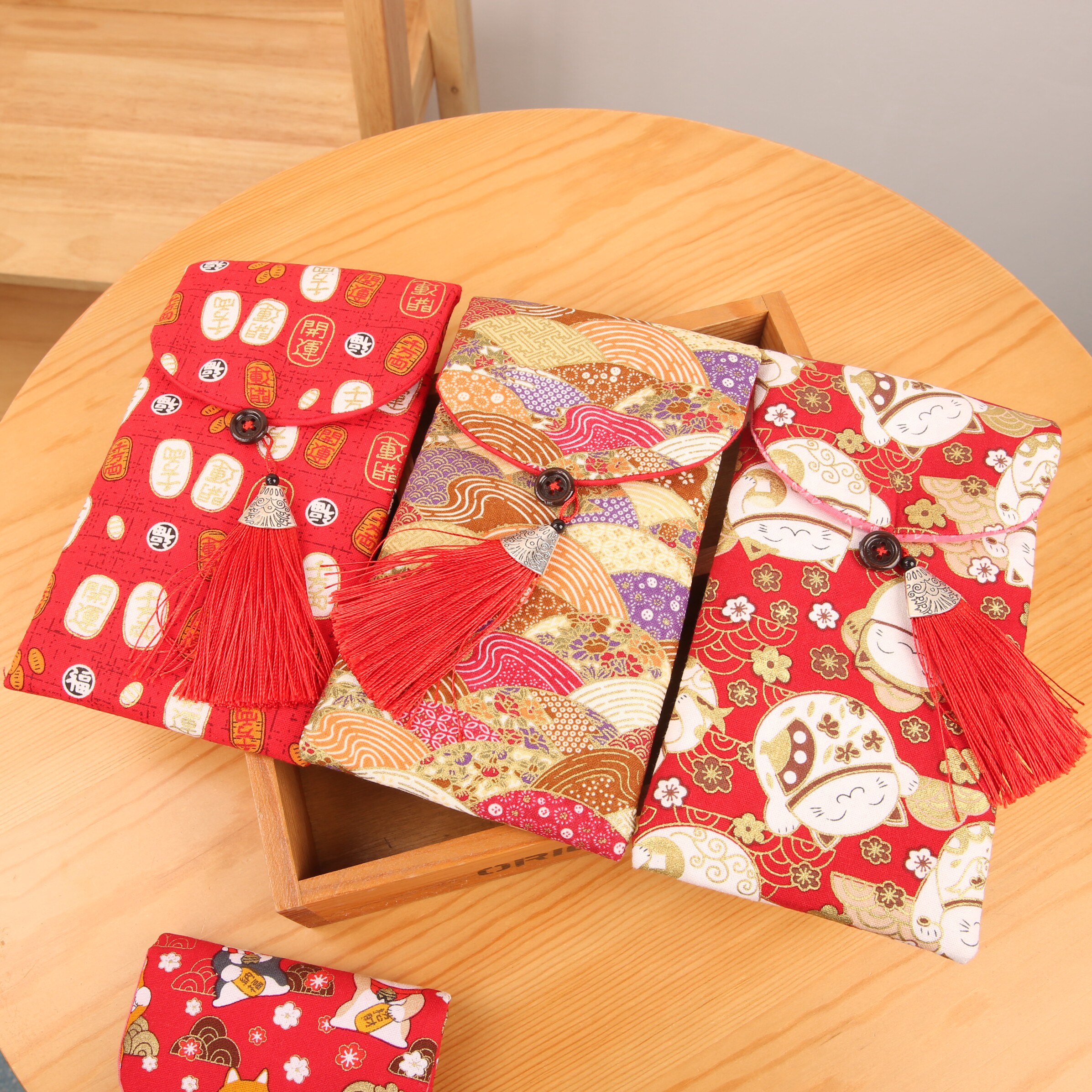 直播间特价秒杀新年礼品拼布布艺红包diy材料包手工制作