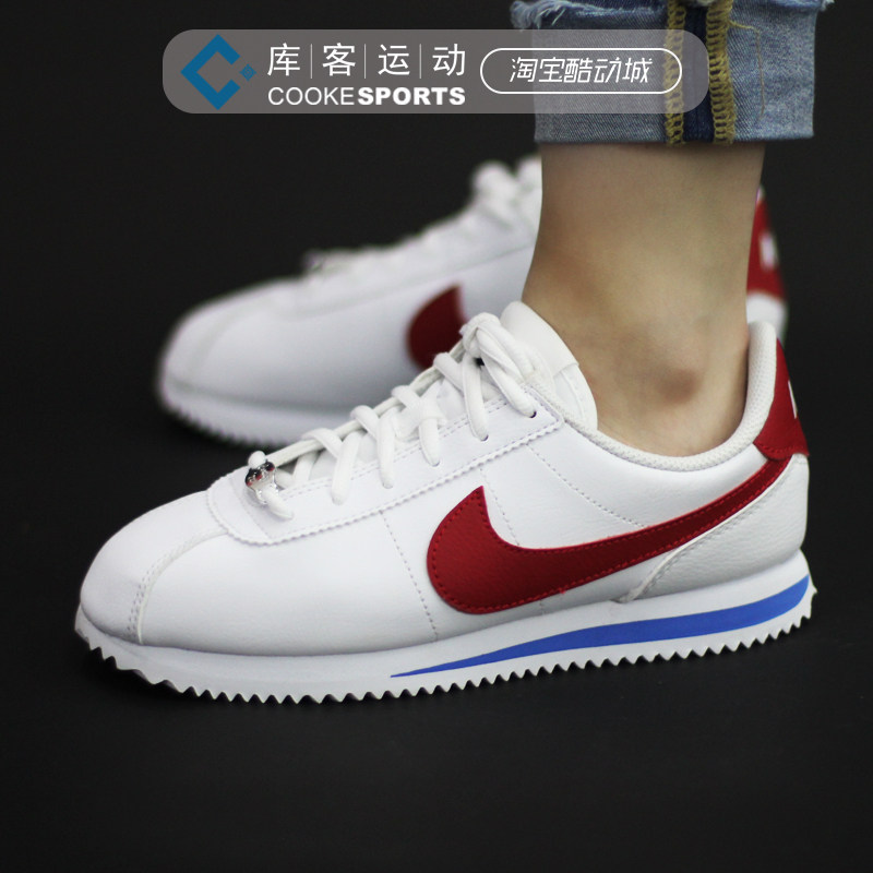 库客 nike cortez 元年白红 跑步 阿甘鞋 904764-807471-103