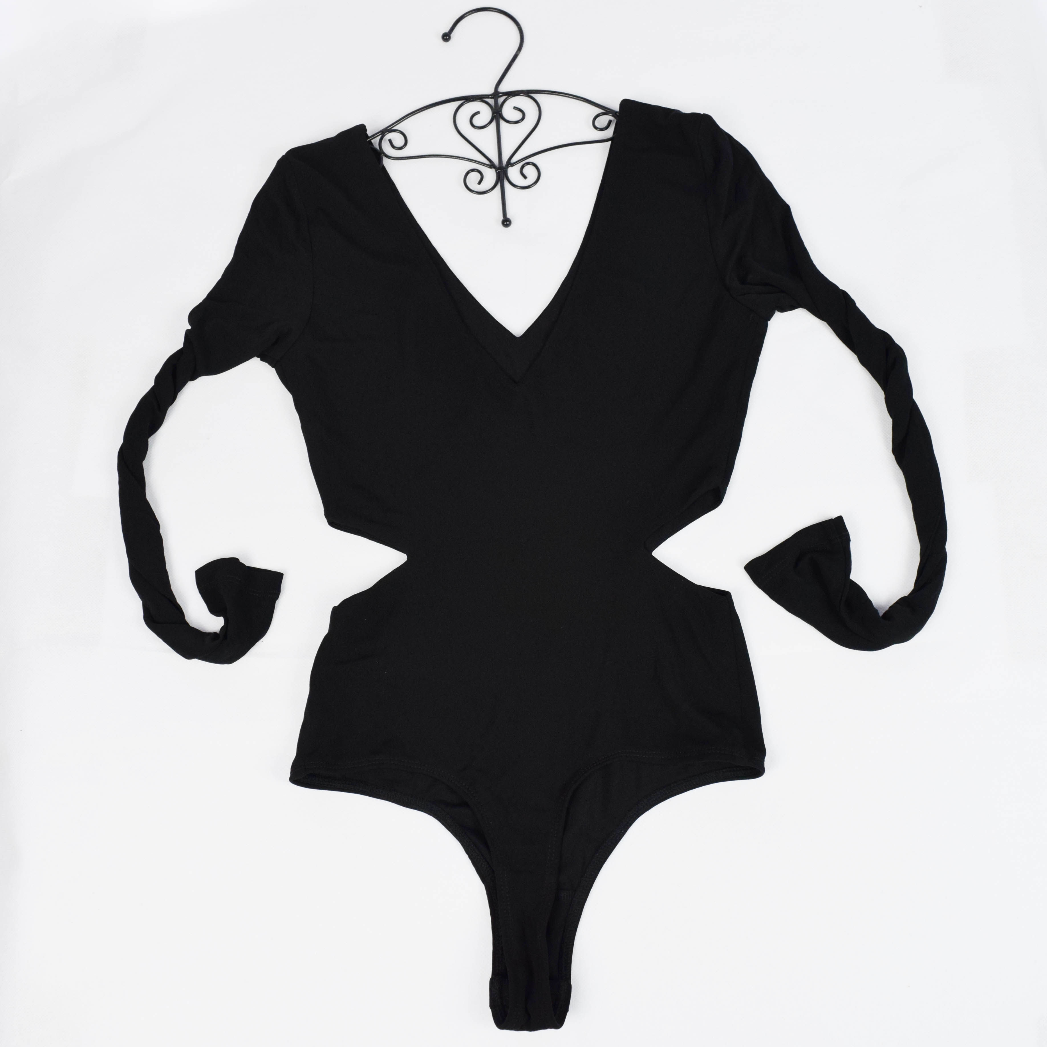 舞蹈舞台芭蕾舞欧美风性感塑身连体衣连体衬衫塑身连体衣