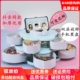 创意瓜子盘双层旋转糖果盒干果家用客厅茶几2024新款果盘零食收纳