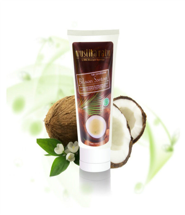 巴厘岛mustika慕丝蒂嘉椰油护发素修复干枯改善毛躁顺滑香味持久