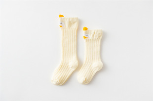 婴儿袜子 夏季薄款宝宝女童长筒袜0-3岁男童防蚊空调过膝儿童夏天