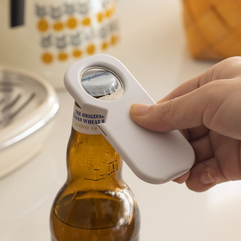 简约磁吸开瓶器冰箱贴啤酒起子吸磁铁个性开盖汽水启瓶器家用款式