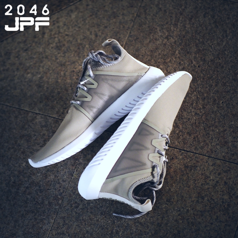 秒价 Adidas三叶草Tubular Viral 2.0 复古灰男女轻弹板鞋 BY9744
