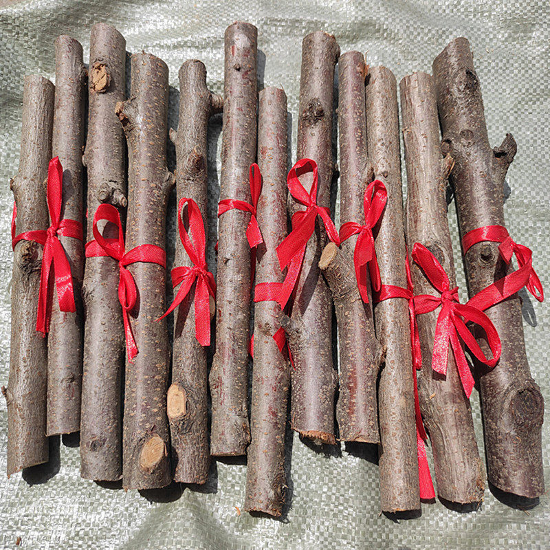 桃木棍棒原木宝宝孕妇老人随身客厅卧室植物圆雕怀旧复古东南桃枝