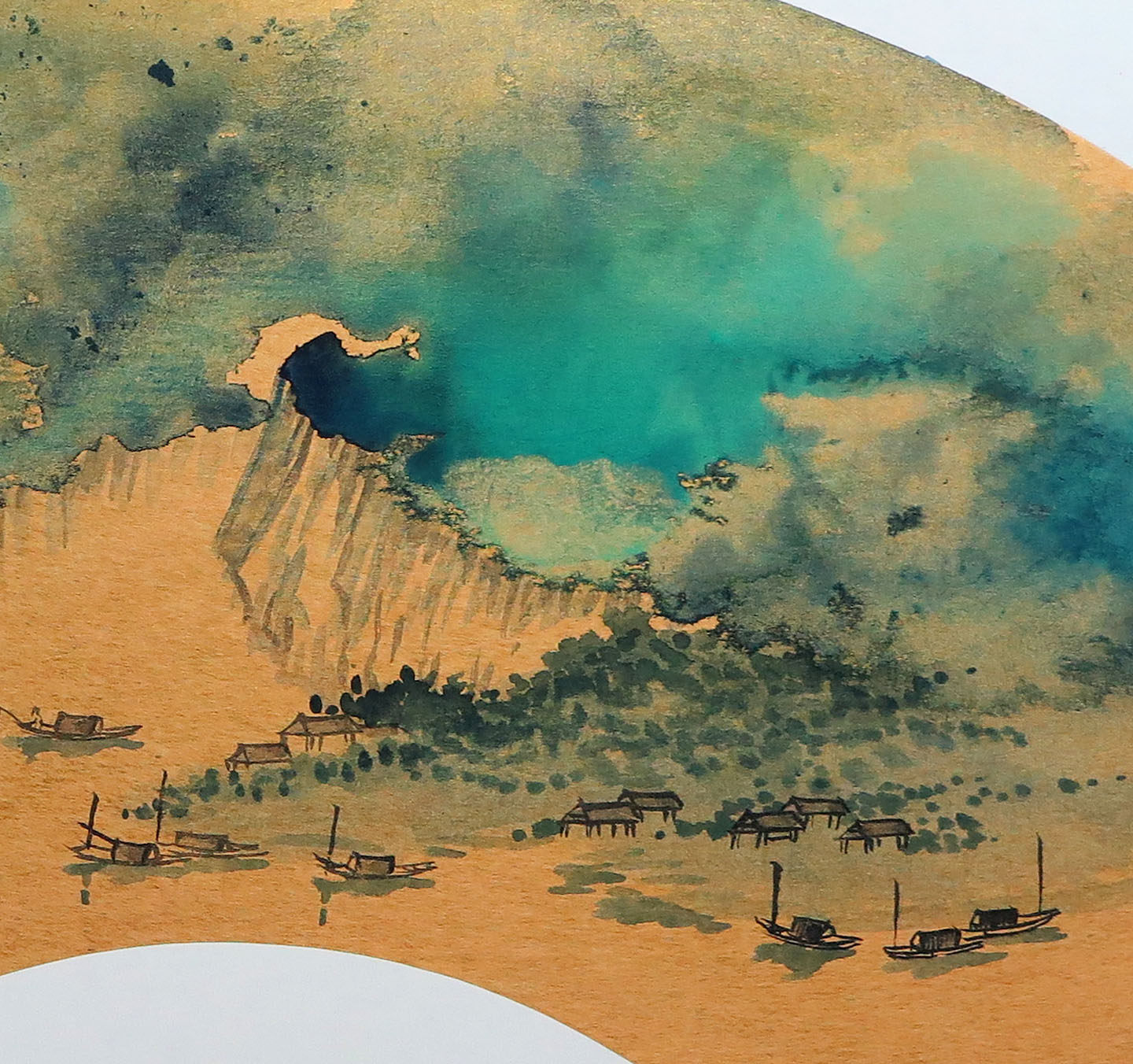 叶岚《嘉陵江上》著名书画家新作 装饰收藏高大上