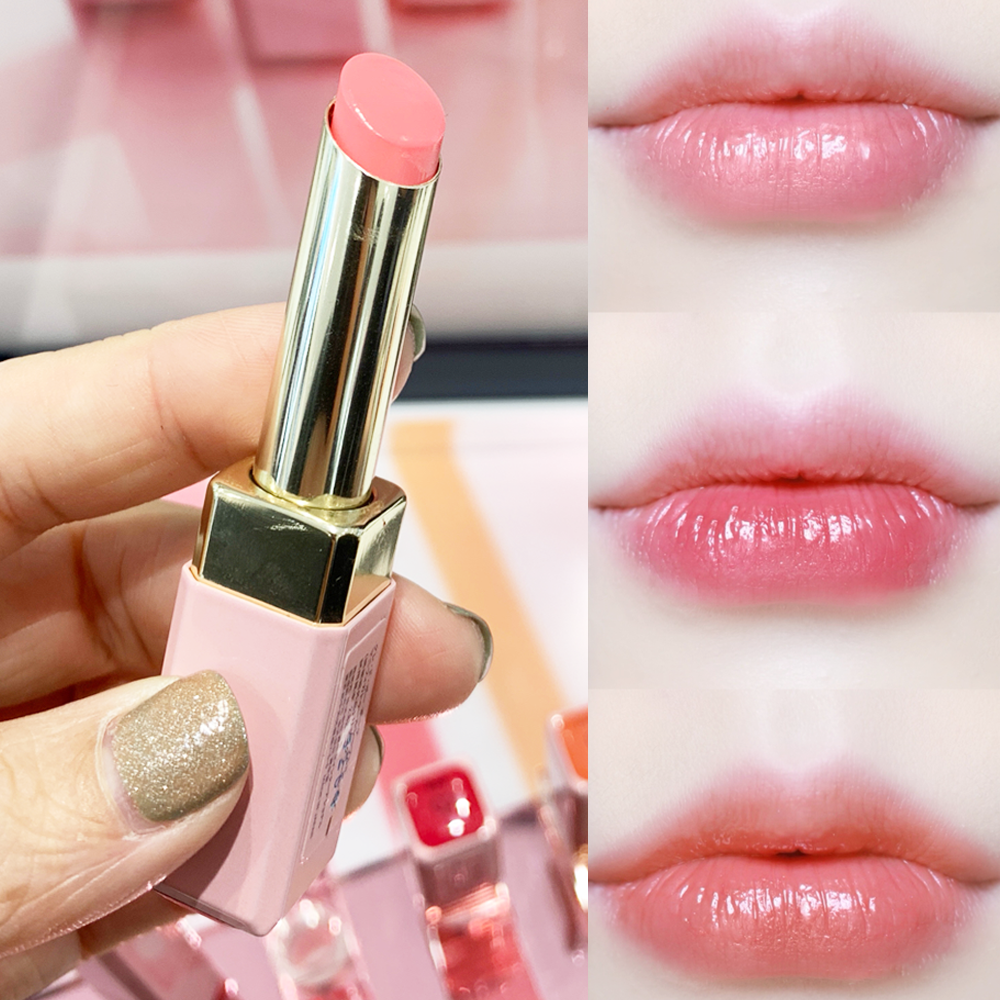 cpb肌肤之钥小粉管樱花变色润唇膏口红2.8gn1pink/n2 red限定