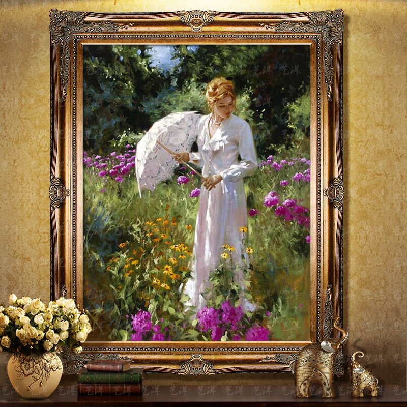 艺洋旗舰店的优惠券大全—人物肖像油画古典人物酒店装饰会所配画世界