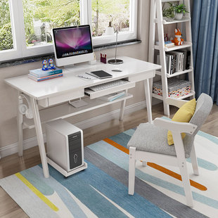 实木电脑台式桌家用小卧室北欧简约现代单人小户型电脑办公桌书桌
