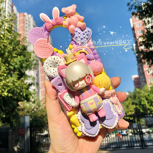 盲盒奶油胶手机壳情侣款可定制iphone11promaxopporenop40