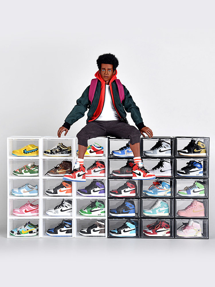 淘宝￥2折后价￥2篮球鞋子生日蛋糕装饰摆件黑白红色aj鞋模型儿童男孩