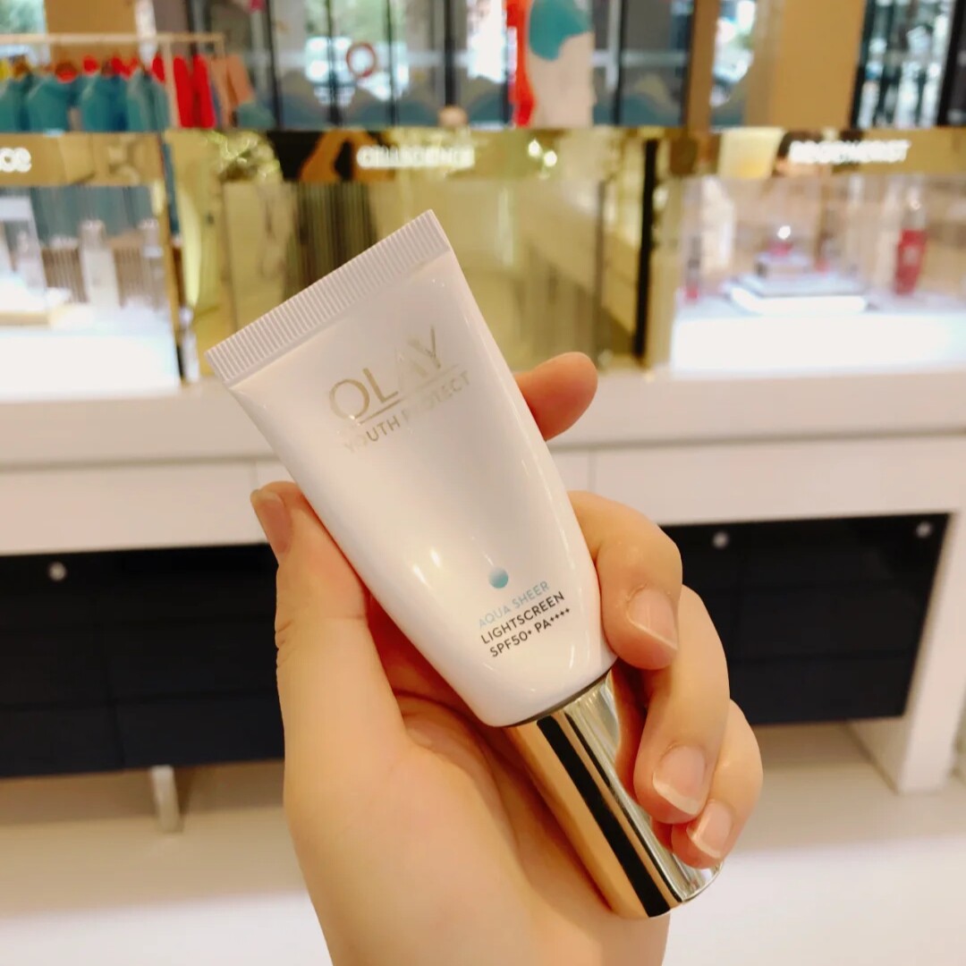 玉兰油防晒霜正品 美白防晒_olay零重力小白伞防晒霜女学生党面部水感