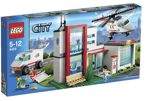 乐高lego 城市系列4429直升机救援基地city 绝版收藏儿童智力拼接
