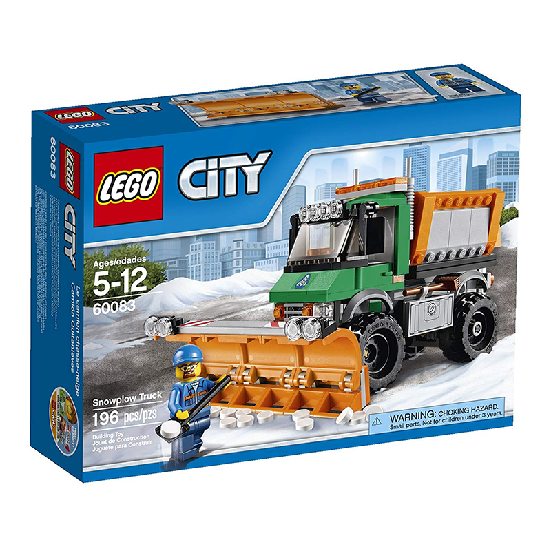 乐高LEGO 60083扫雪卡车 城市City系列 积木玩具绝版儿童智力拼接