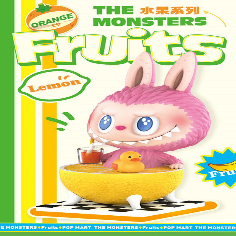 满99包邮popmart泡泡玛特正品the monsters labubu拉布布水果系列