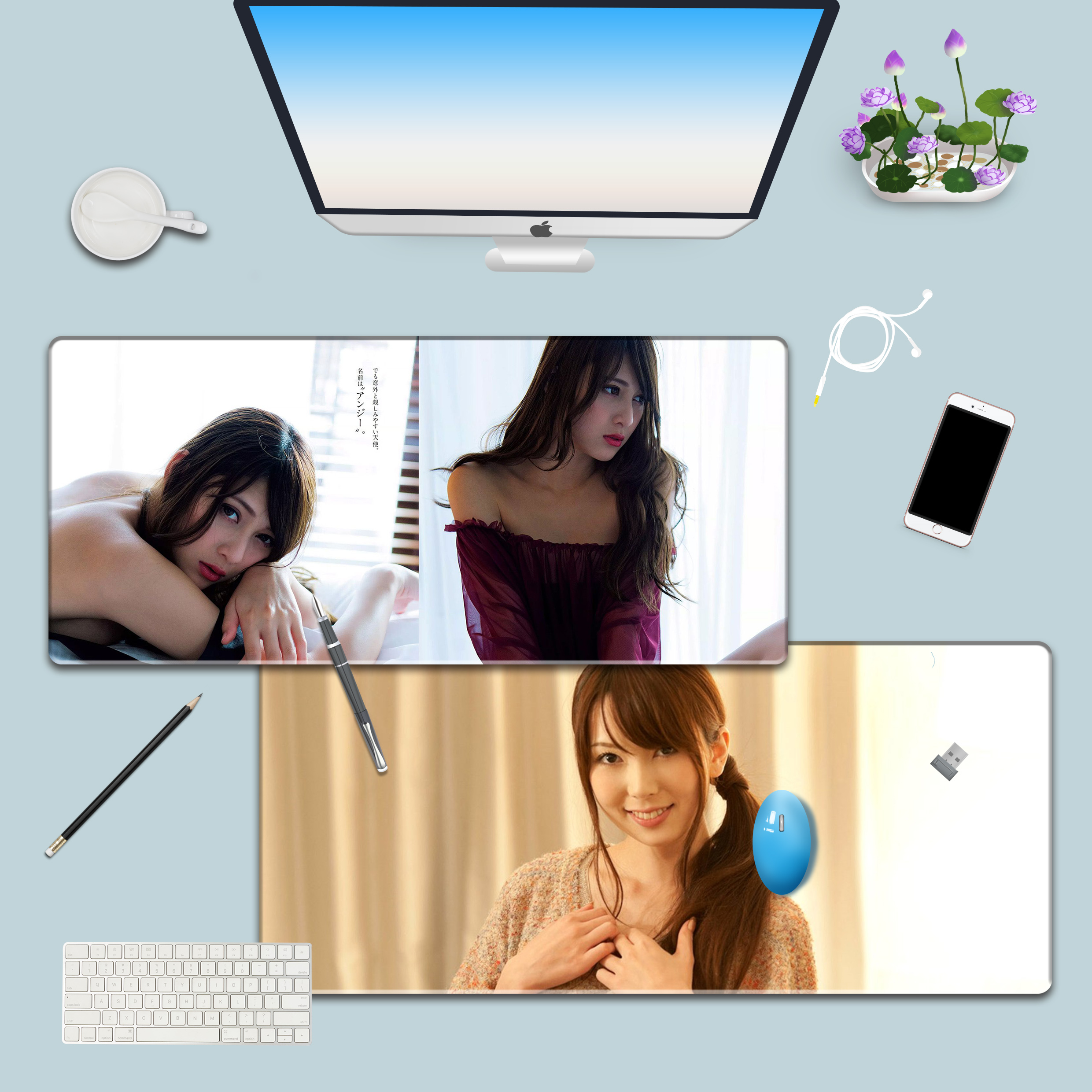 性感美女超大鼠標墊鎖邊 筆記本電腦遊戲鍵盤桌墊時尚定制90*40在類目 電腦硬件/顯示器/電腦周邊, 電腦周邊, 鼠標墊/貼/腕墊中 - 來自Buy2taobao.com提供專業的淘寶代購服務