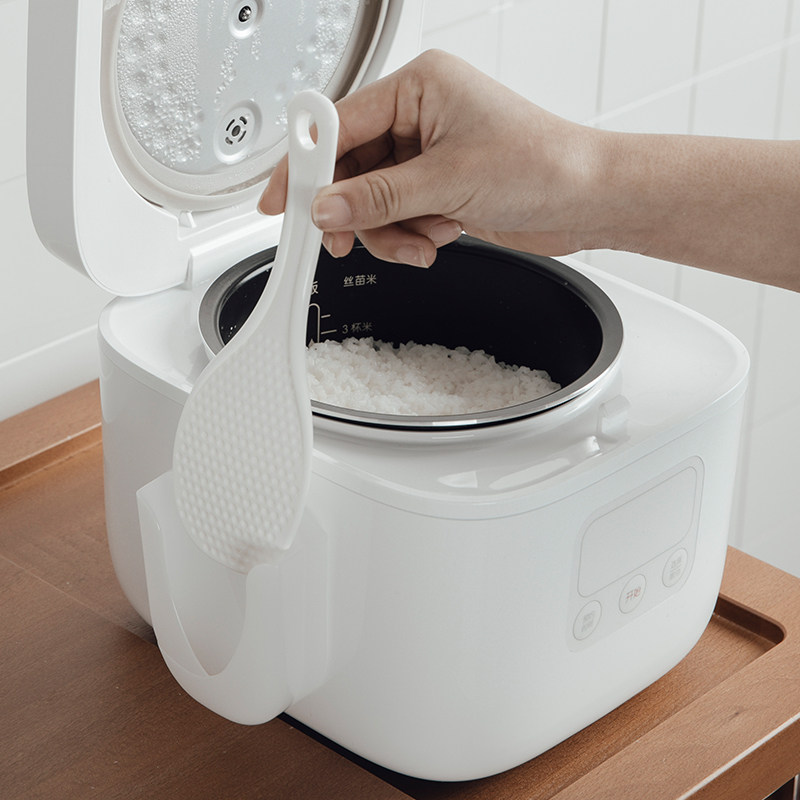 日本进口饭勺套装电饭煲家用收纳架