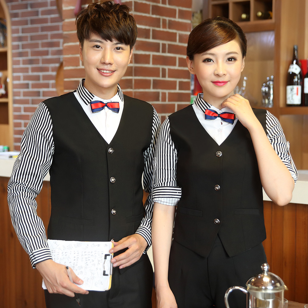 hotel coverall Autumn and winter bar Vest False two Waiter Reception KTV A boy in buttons clothing Long sleevein the Women's clothing/Boutique , Set/Student uniforms/Work uniforms , Hotel work uniforms category - from Buy2taobao.com to provide professional Taobao agent buy service