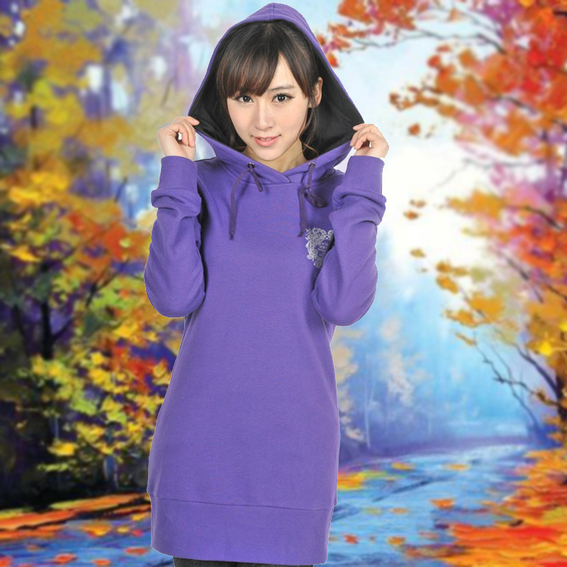 清仓2019春秋款韩版女装长袖套头卫衣 宽松中长款带帽 女上衣外套|ruв категории Женская одежда, свитер/свитер - от Buy2taobao.com для оказания профессиональной услуги покупки агента Taobao