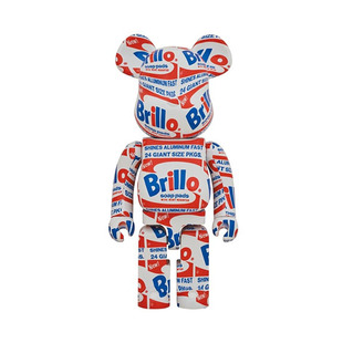 andy brillo1000%积木熊玩偶摆件 warhol be@rbrick rang日本代购