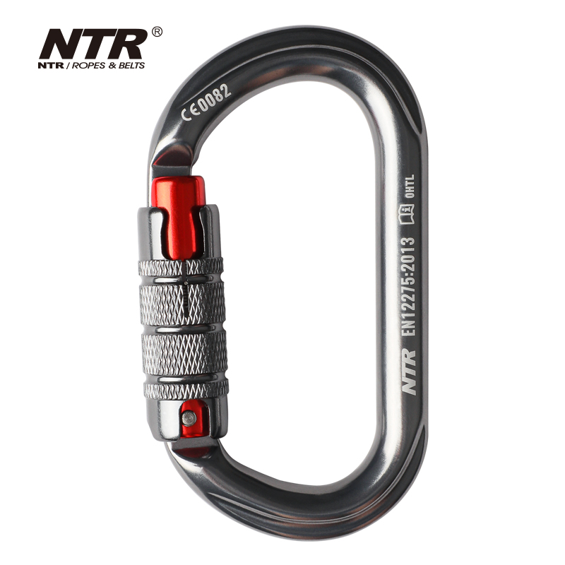 NTR/耐特尔  户外攀爬作业 OH 铝合金三段锁O型锁