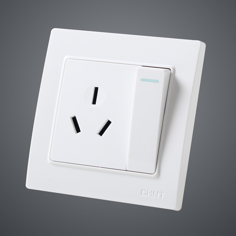 chnt/正泰 单控一开开关插座家用插座 一开16a
