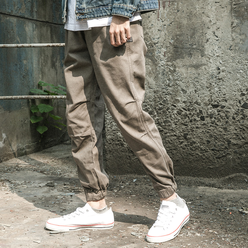 solar system leisure time Pants received Chaopai Overalls Schoolboy trousers Trend Men's trousers Ankle banded pants man Self cultivation Pencil Pantsin the Men's clothing, Casual pants category - from Buy2taobao.com to provide professional Taobao agent buy service