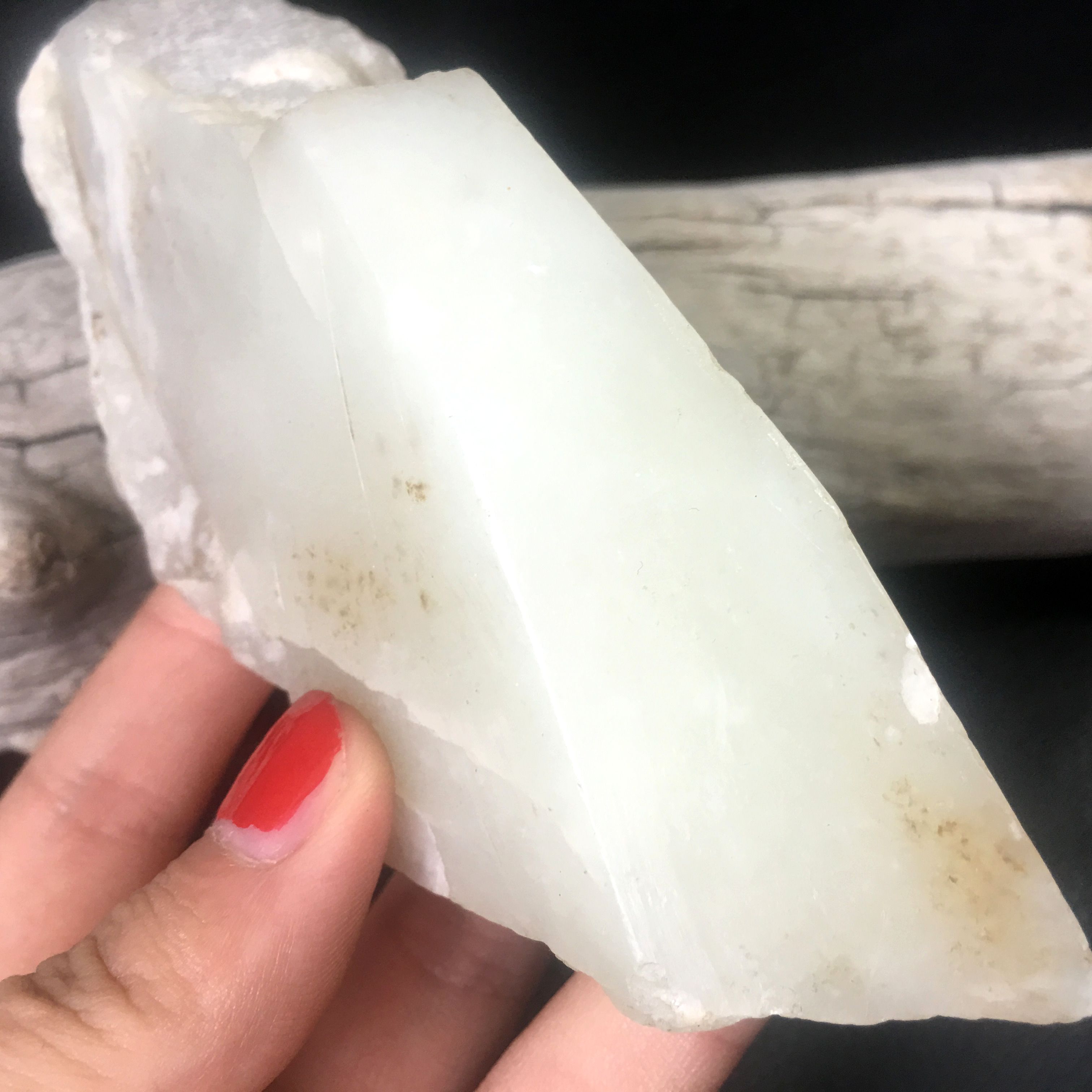 和田籽玉一级白白玉山料原石 260克且末白玉山料作料挂件把件明料