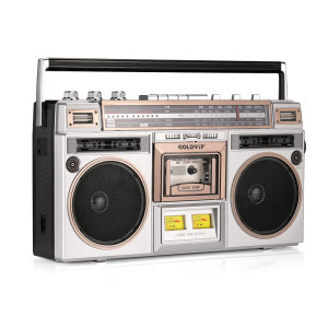 全新金业复古录音机老式磁带机收录机蓝牙音响多波段收音机怀旧款