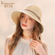 夏季法式大帽檐草编帽防紫外线防晒遮阳太阳帽度假出游