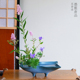 日本进口万古烧陶瓷池坊船型花盘日式小原流花道插花手造花器器皿