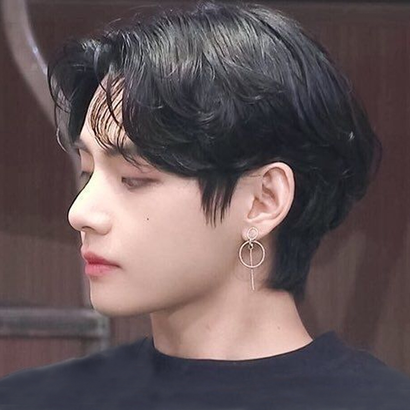 防弹金泰亨同款韩国气质耳钉耳环2022年新款耳坠耳环