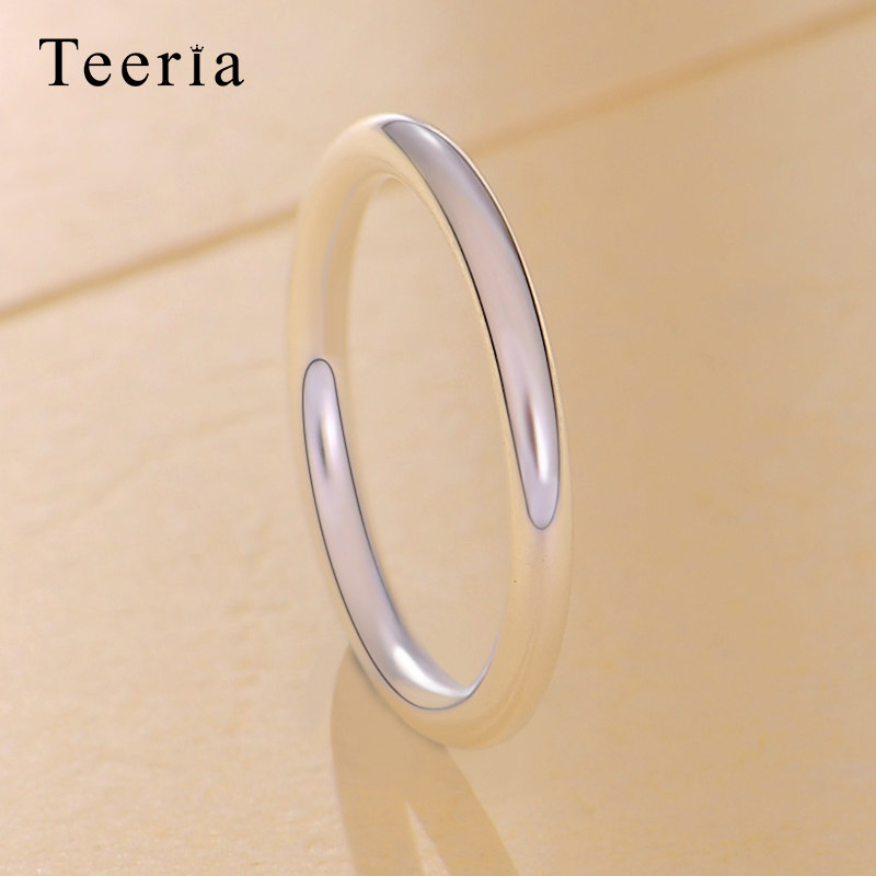 999纯银素圈戒指女足银小众设计男情侣对戒日式轻奢简单食指尾戒