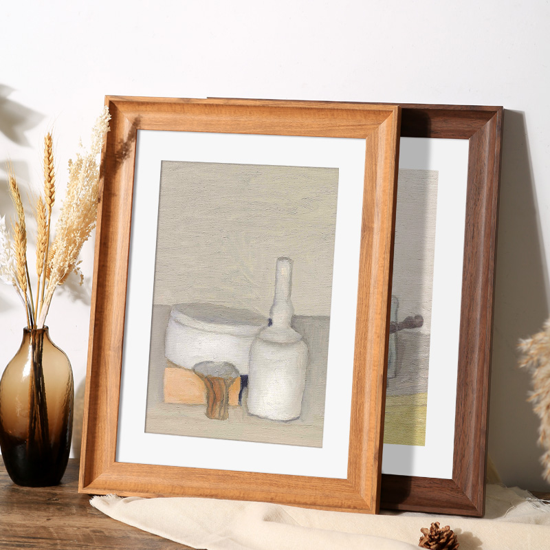 复古画框装裱相框挂墙a3a4素描拼图框架四4k8k八开美术作品展示