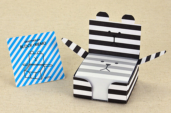 岛国blockmemo正方形立体造型便签便条纸10元便签本