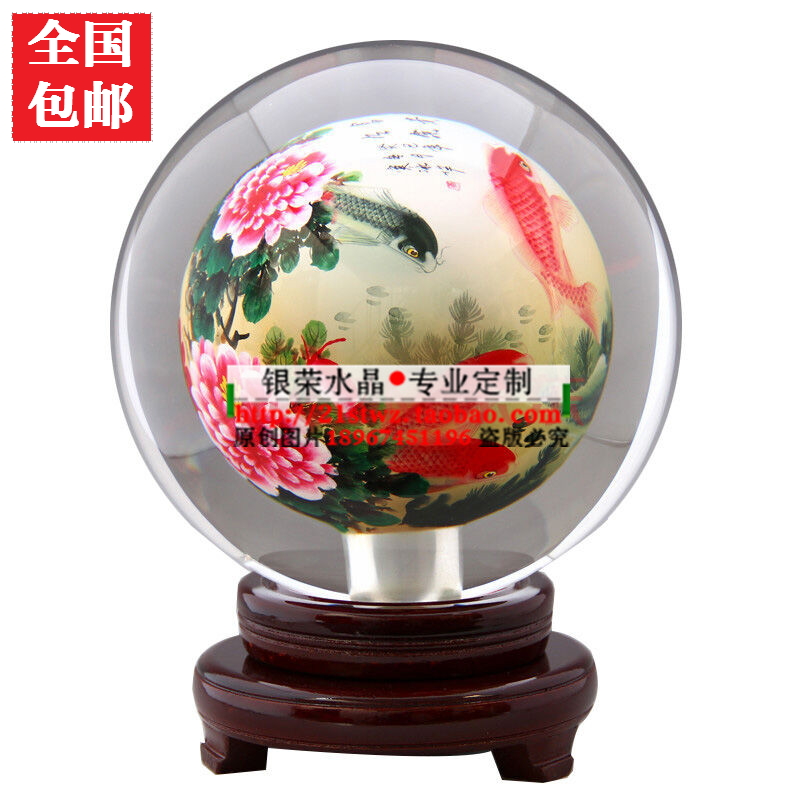 内画水晶球琉璃玻璃工艺品摆件家居装饰品商务礼物办公室创意摆设|msdalam kategori Ciri-ciri kraftangan, kesenian rakyat dan kraf Ciri-ciri, Di dalam lukisan botol snuff - dari Buy2taobao.com untuk memberikan perkhidmatan ejen Taobao profesional membeli