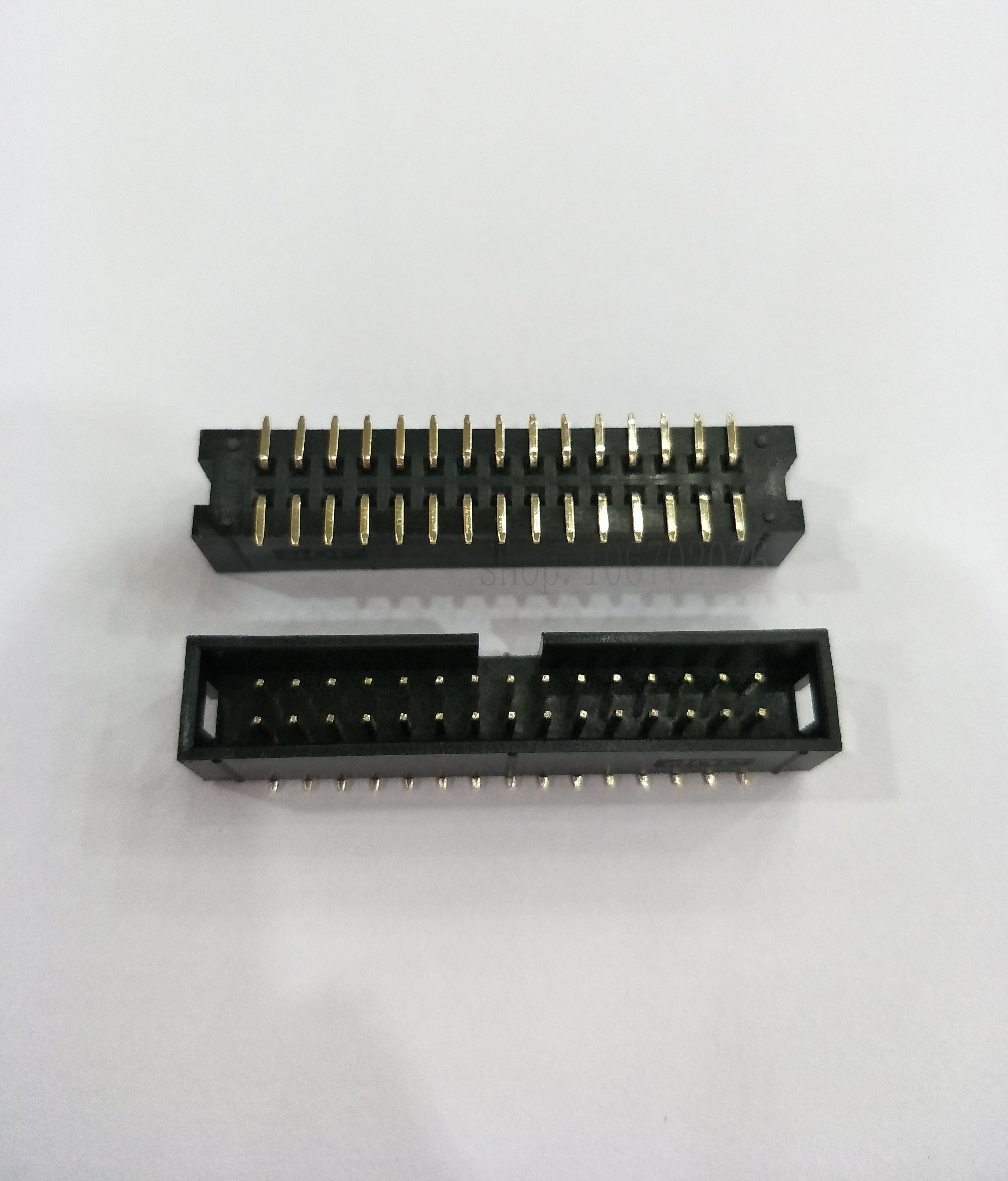 30p简牛牛排线座254mm简易牛角插座dc330p贴片连接器