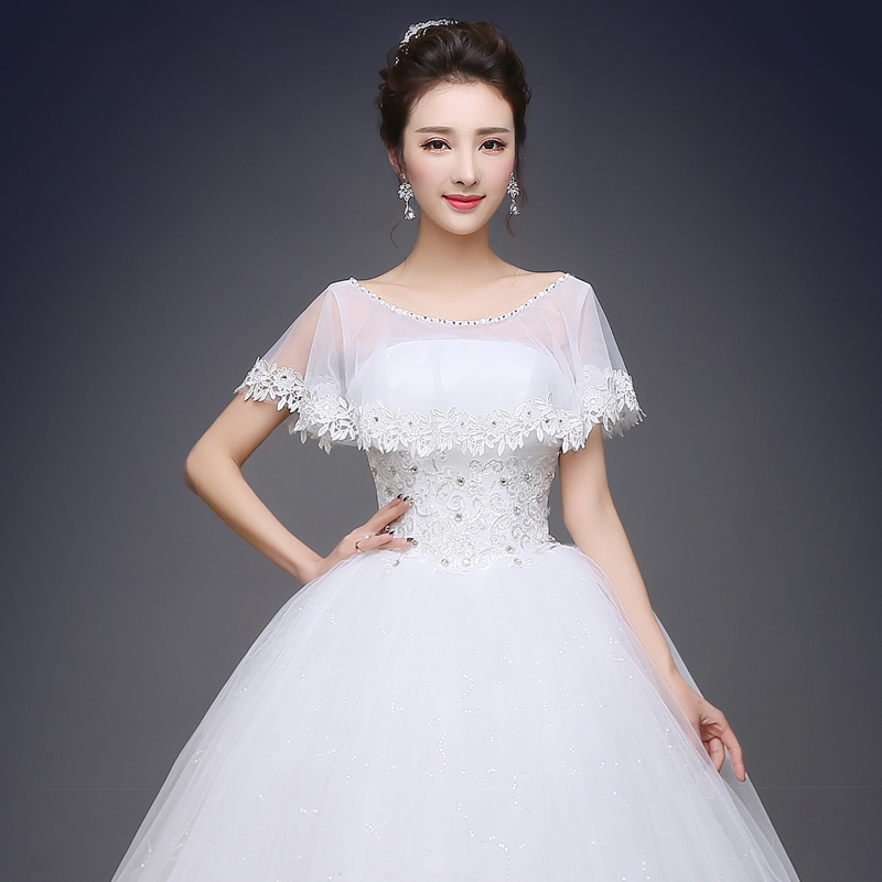 婚纱礼服2019新款大码绑带包肩显瘦韩式齐地轻婚纱小个子夏季 H73|ruв категории Женская одежда, Cвадебные платья, свадебное платье - от Buy2taobao.com для оказания профессиональной услуги покупки агента Taobao