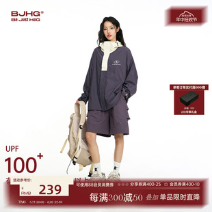 BJHG不计后果 夏季户外山系防晒衣男款UPF100+原纱防晒服情侣外套