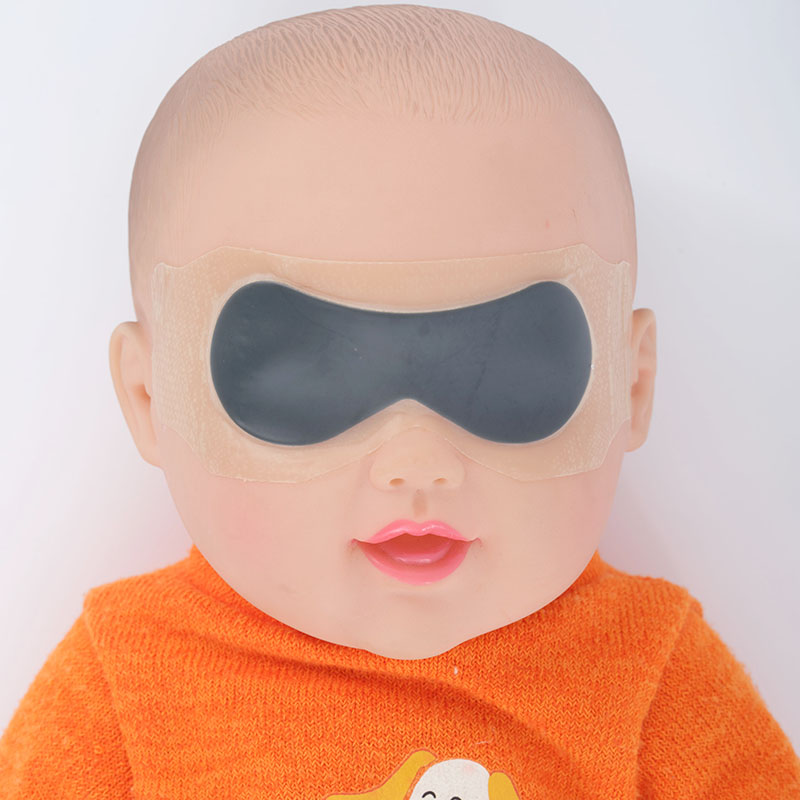 新生的宝宝婴幼儿防红照蓝光水凝硅胶眼罩黄胆疸遮眼罩专用一次性