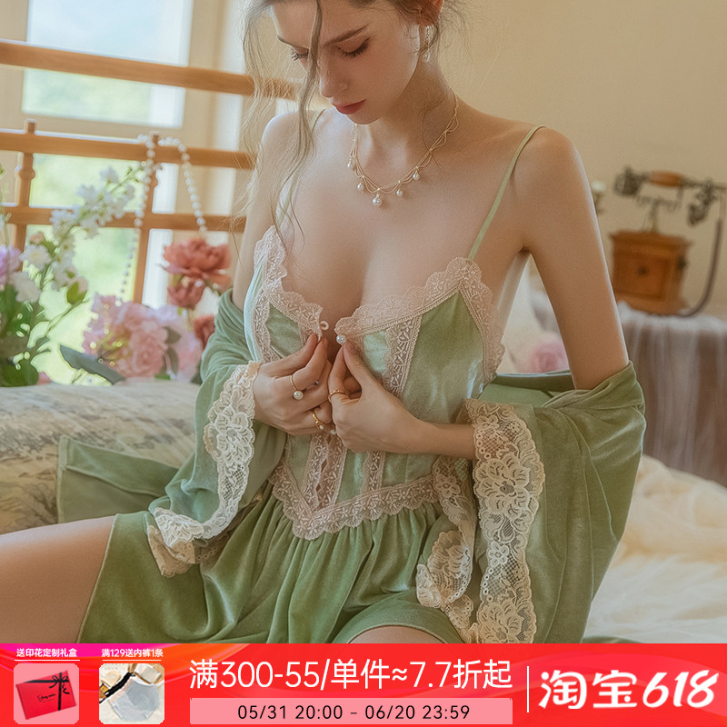 上小楼性感睡衣女夏天2024新款法