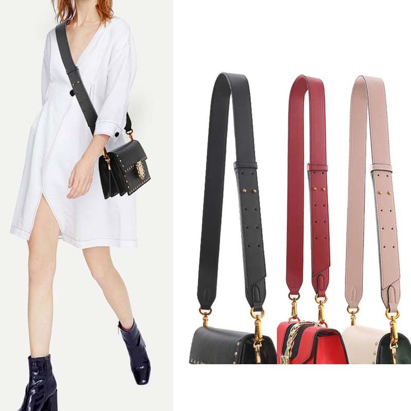 包带配件宽肩带斜挎带子百搭纯色2022新款古铜金加长可调节单肩带