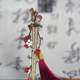 梅花宝剑金属书签中国风古典文艺创意流苏古风文具高考毕业礼物