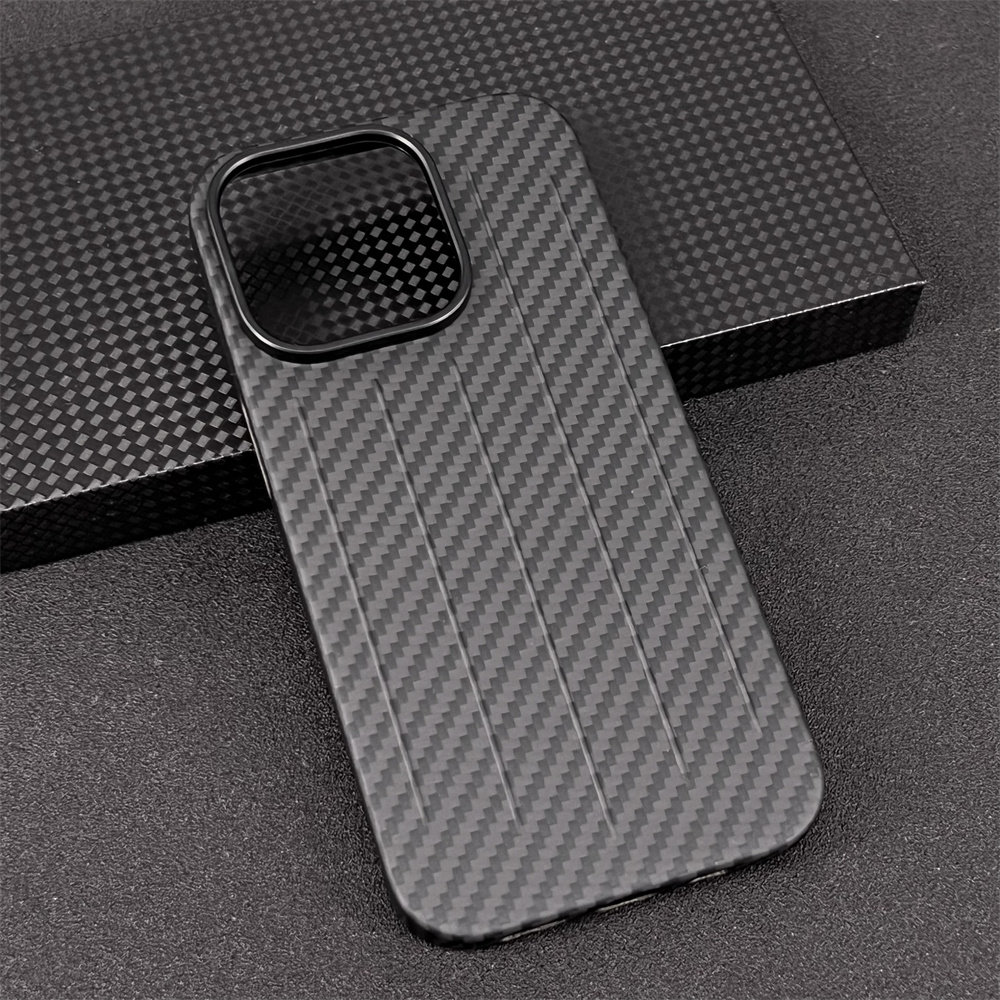 适用于苹果iphone14promax凯夫拉手机壳全包超薄碳纤维1500d新款-mc