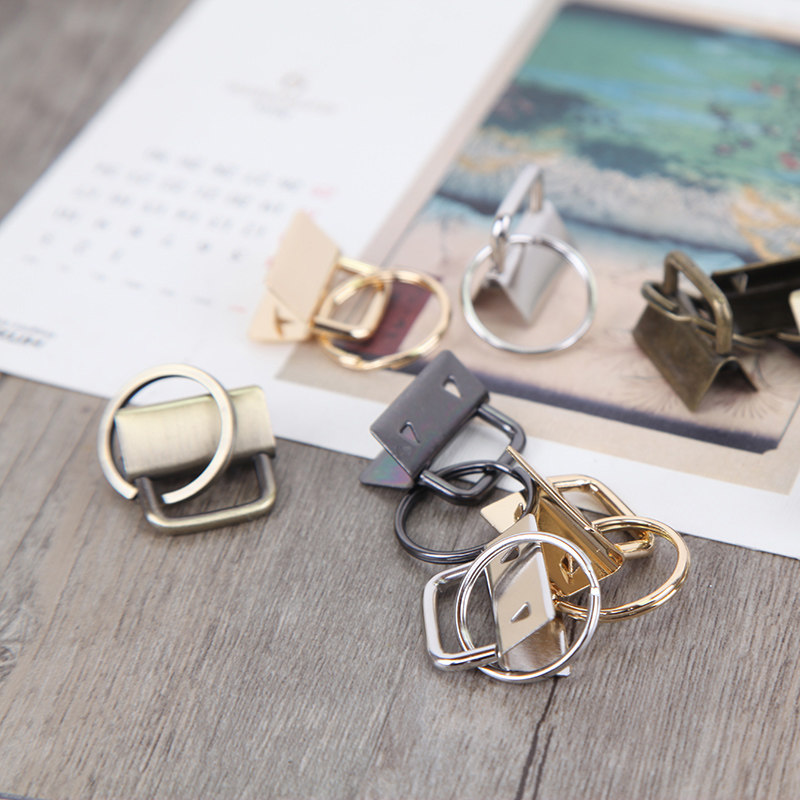 手工diy织带夹配件马口夹马嘴夹钥匙圈提手铁皮夹 布艺小提手夹子