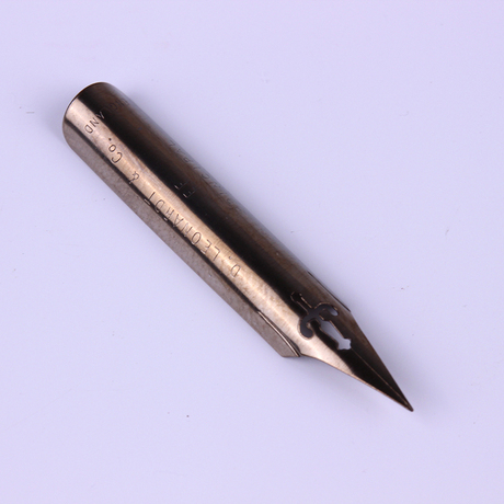 英文书法蘸水笔leonardt ef principal笔尖圆体花体点尖英国进口