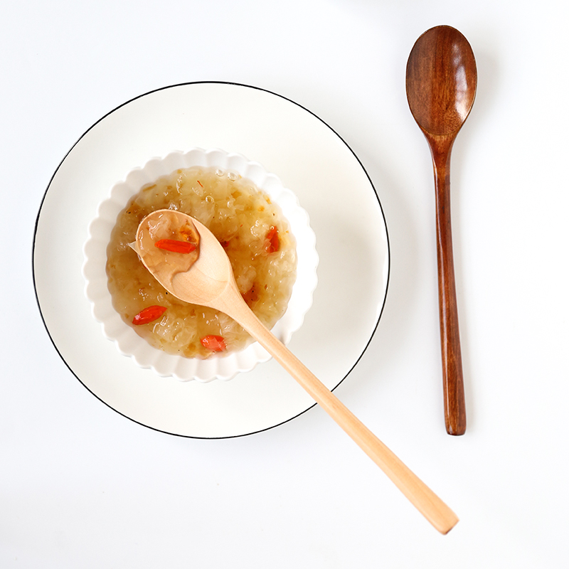 日式原木大饭勺实木长柄勺汤勺家用楠木筷子荷木汤匙勺筷餐具套装