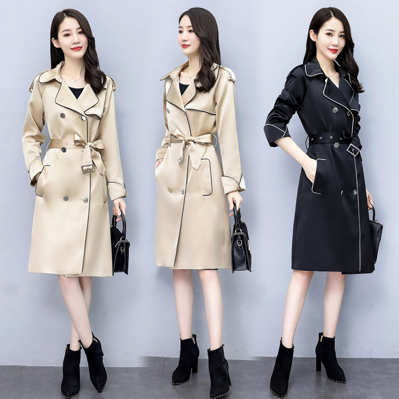 女春装2022年新款气质流行韩版风衣2063——四季断码女装店批发特价