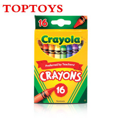 Crayola/绘儿乐 16色蜡笔幼儿绘画安全无毒画画必备52-3016