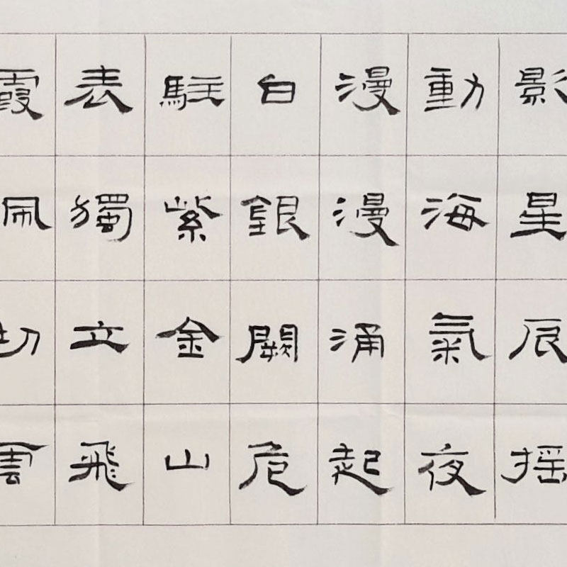 周红军 书法作品《水调歌头金山观月》